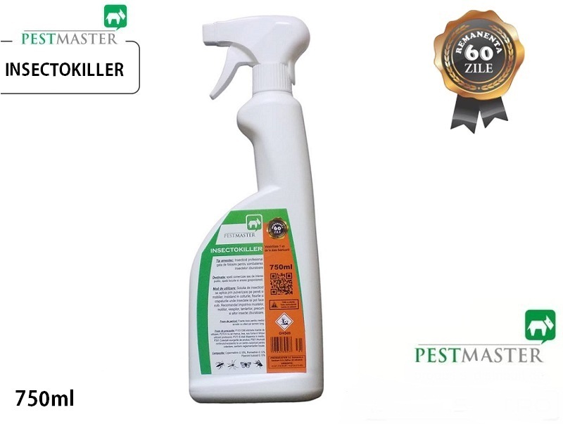 Insecticid profesional impotriva insectelor zburatoare - INSECTOKILLER 750ml 